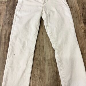 Jordache Women’s White Stretch Jeans Straight Leg Mid Rise Size 6‎